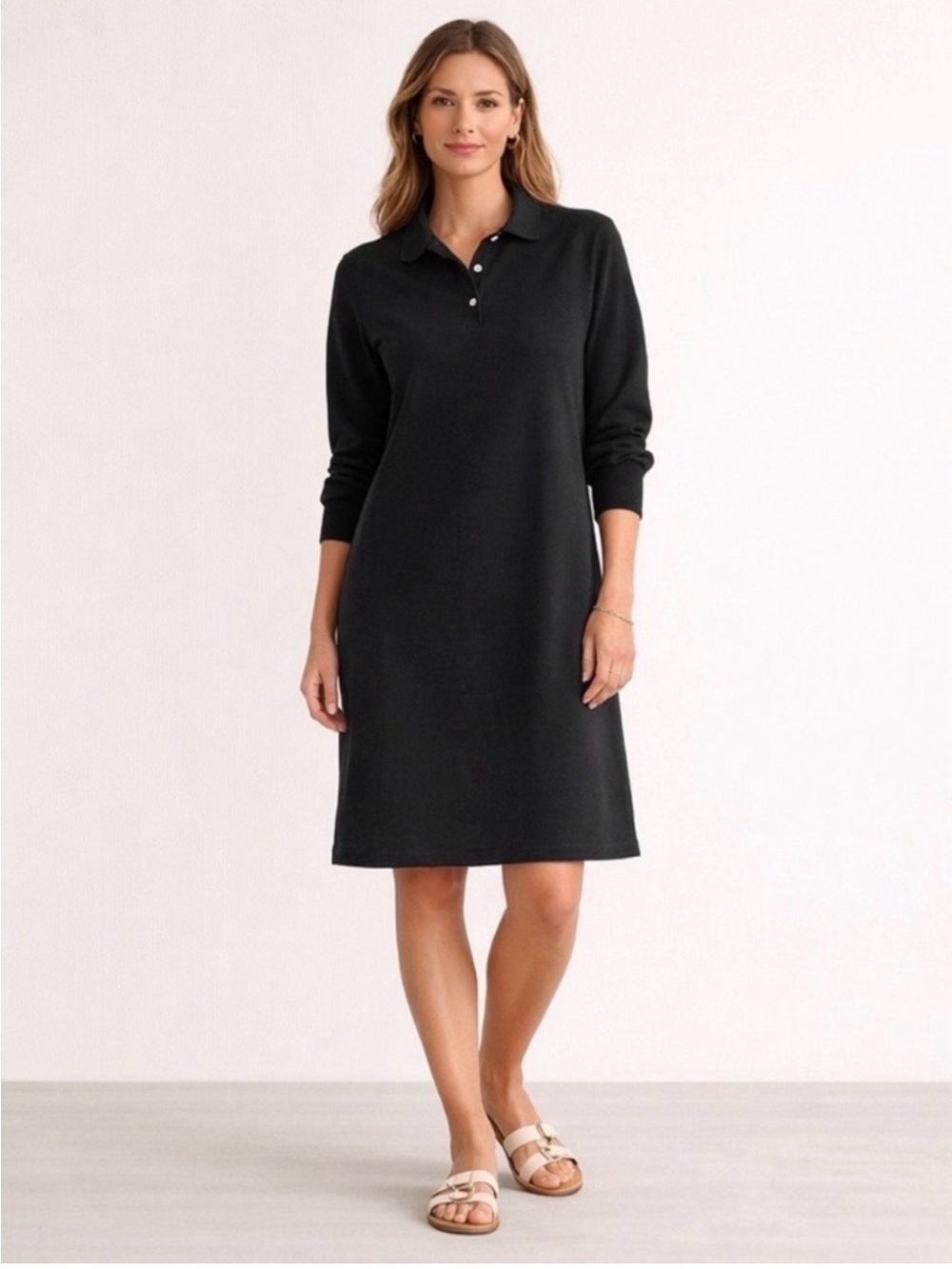 Tuckernuck Black Pique Polo Dress XXXL NWT Pockets